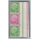 ALEMANIA OCCIDENTAL 1953 TIRA DE 3 SELLOS SE-TENANT NUEVA MINT